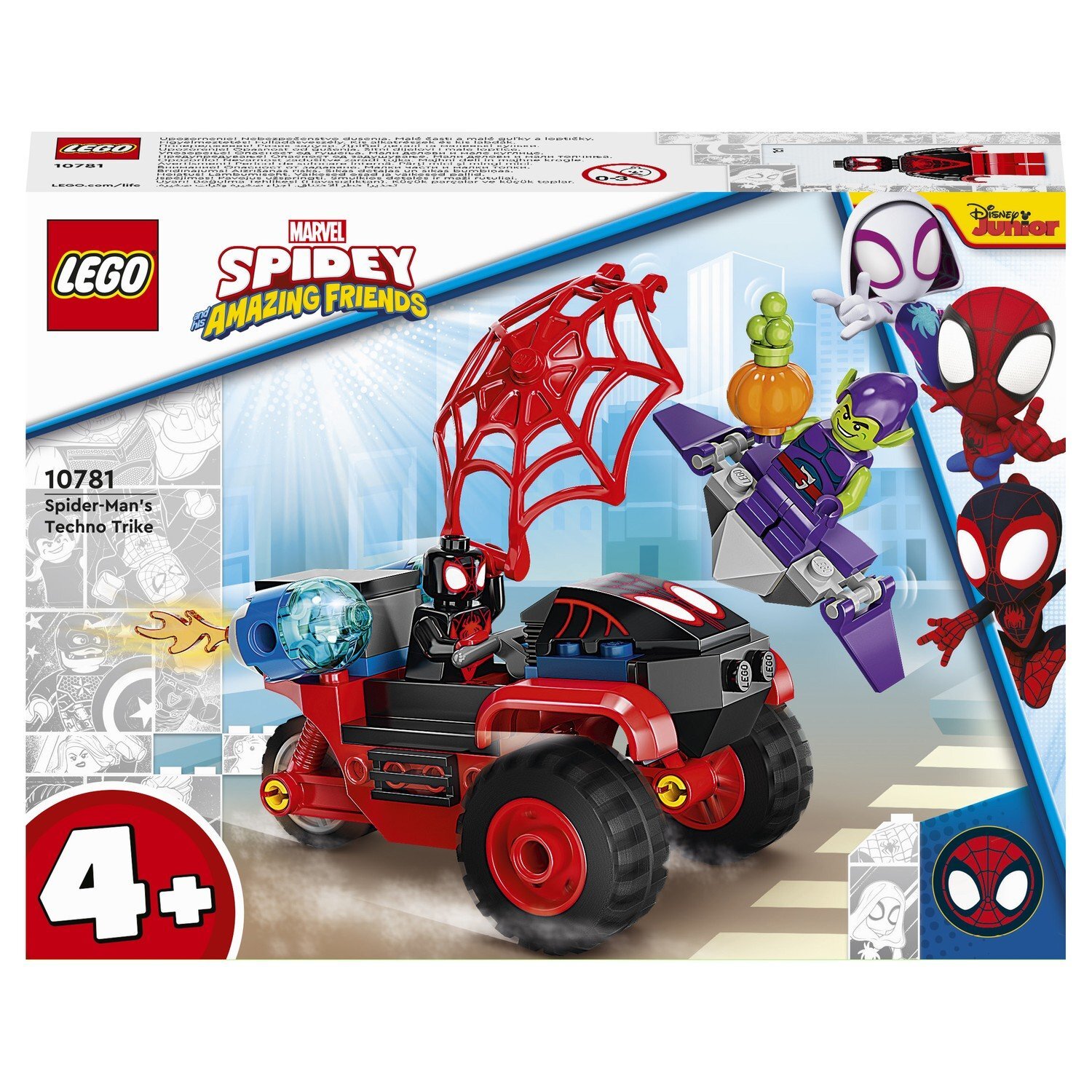 Конструктор LEGO Spidey Майлз Моралес техно трайк Человека Паука 10781 -  купить с доставкой по выгодным ценам в интернет-магазине OZON (538246332)