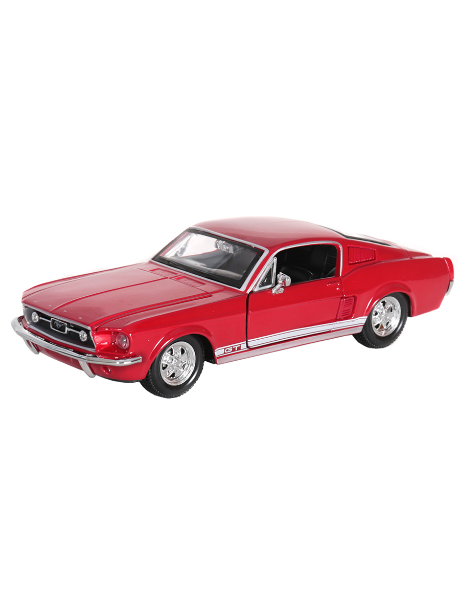 Модель машины 1:24 MAISTO Ford Mustang GT 1967 Красный - купить с доставкой  по выгодным ценам в интернет-магазине OZON (551321406)