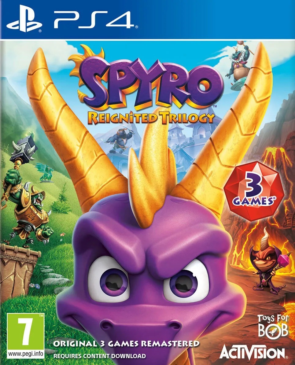 Игра Spyro Reignited Trilogy (PlayStation 4, Английская версия) купить по  низкой цене с доставкой в интернет-магазине OZON (553830721)