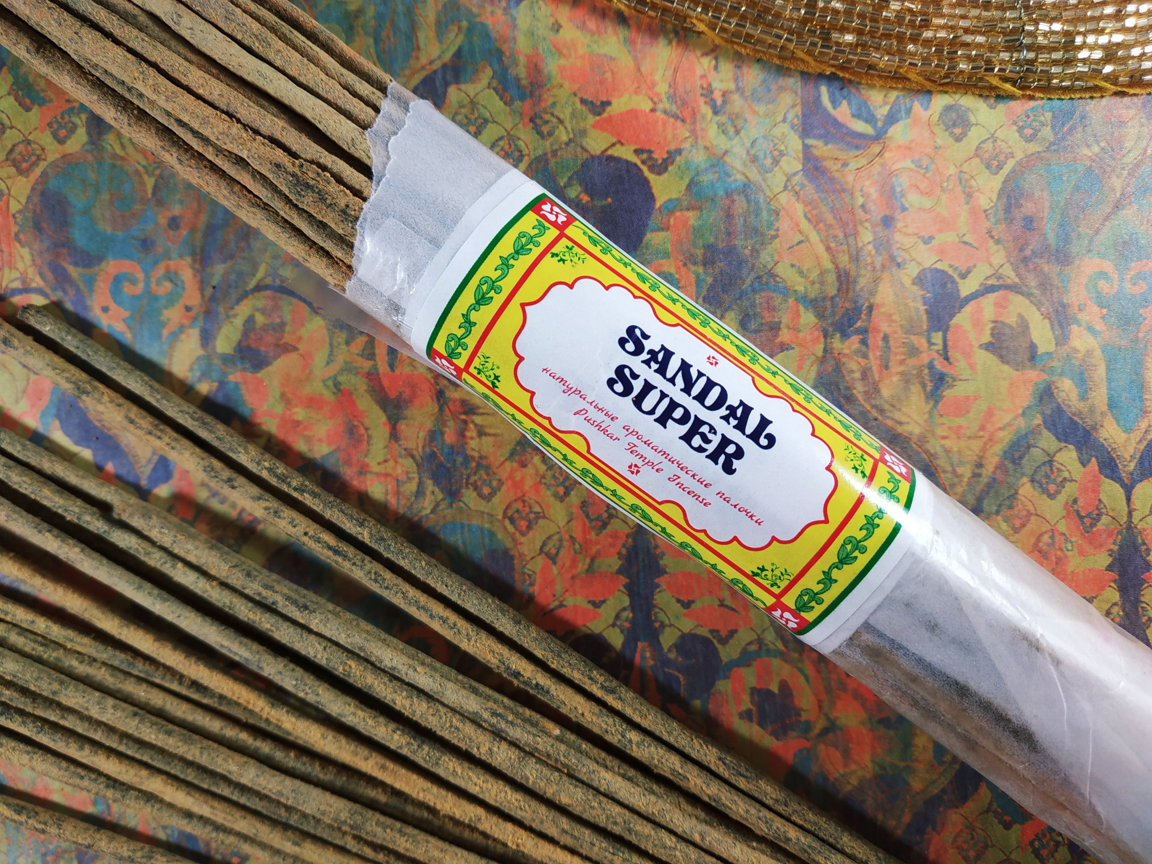 SANDAL SUPER ( САНДАЛ СУПЕР ) Пушкарские храмовые благовония PUSHKAR TEMPLE INCENSE (50гр.)