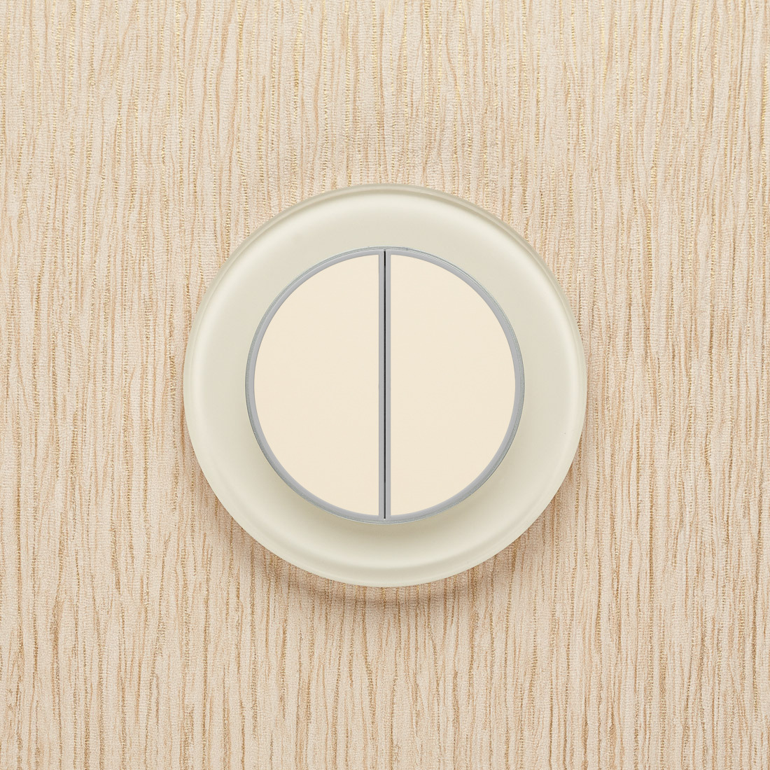 выключатель круглый врезной кнопочный d 14 4 мм белый