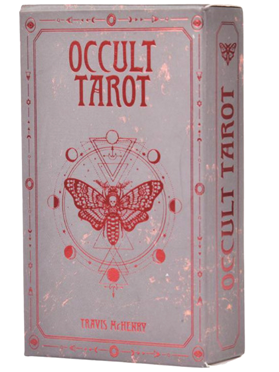 Карты Таро "Оккультное Таро Демонов", Occult Demon Tarot, Метафорические, ассоциативные и гадальные, Оракул, Качественный репринт + Подарок к заказу