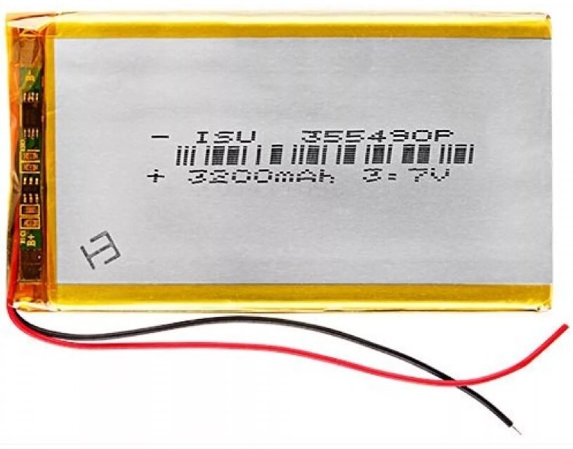 АккумуляторLi-Pol(батарея)3.5*54*90mm2pin3.7v/3200mAh