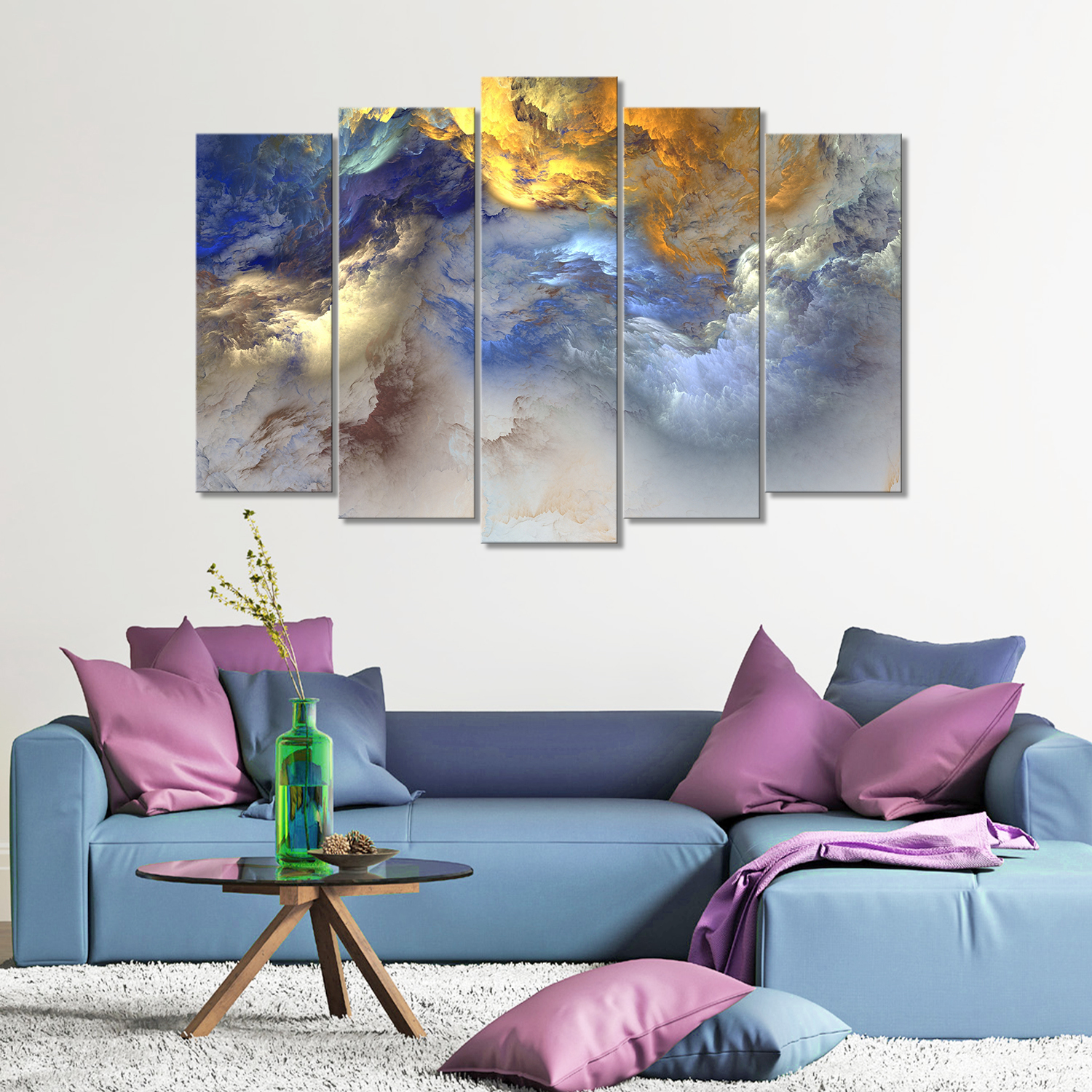 Абстрактная модульная картина