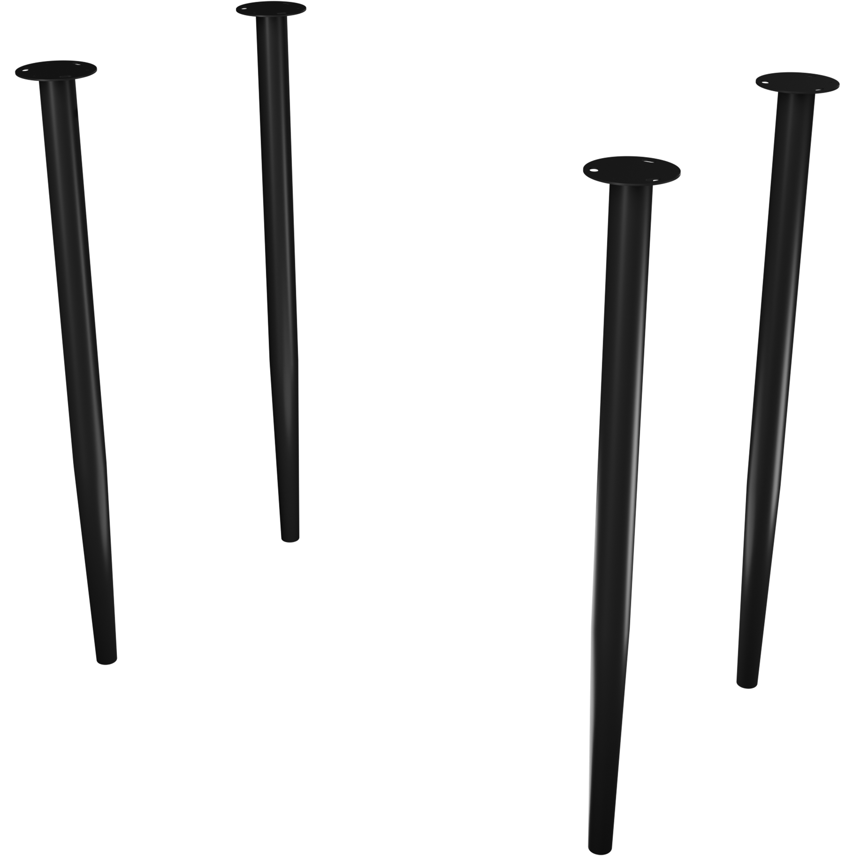 Опоры для стола металлические хромированные с креплением для дсп