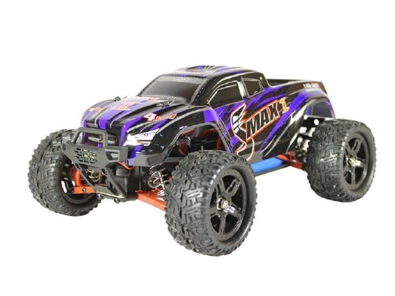 Радиоуправляемый монстр Remo Hobby SMAX UPGRADE V2.0 (синий) 4WD 2.4G 1/16 RTR