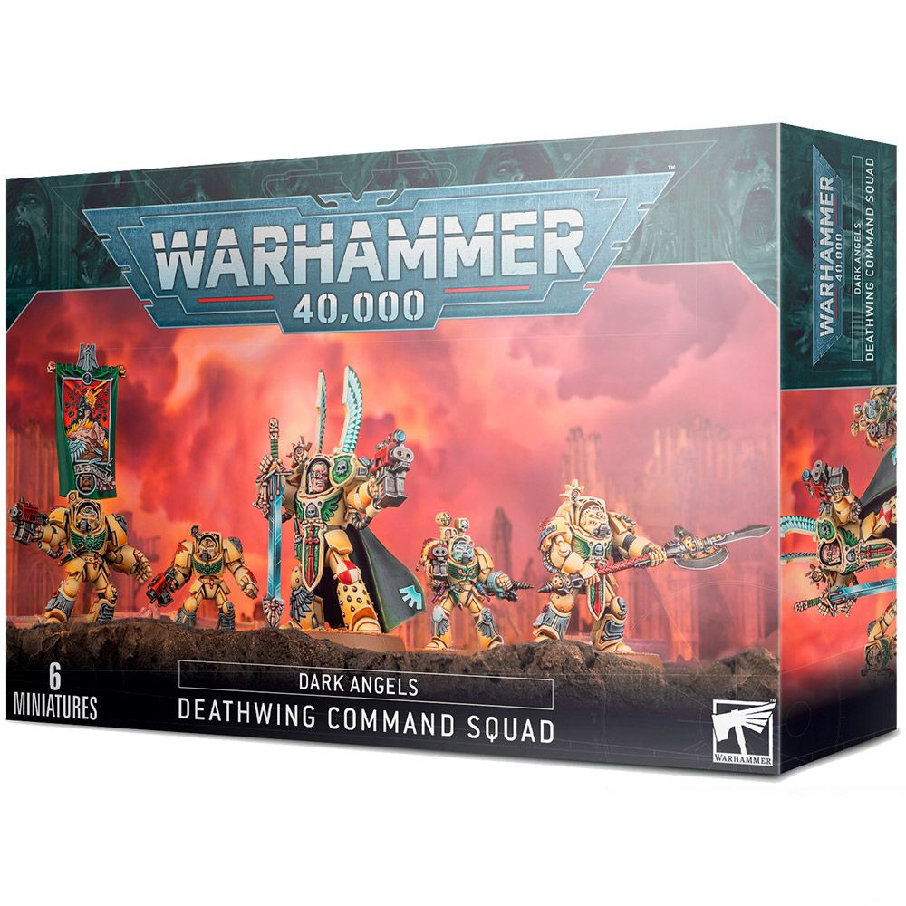 Warhammer 40000: Dark Angels Deathwing Command Squad - купить с доставкой  по выгодным ценам в интернет-магазине OZON (629059597)