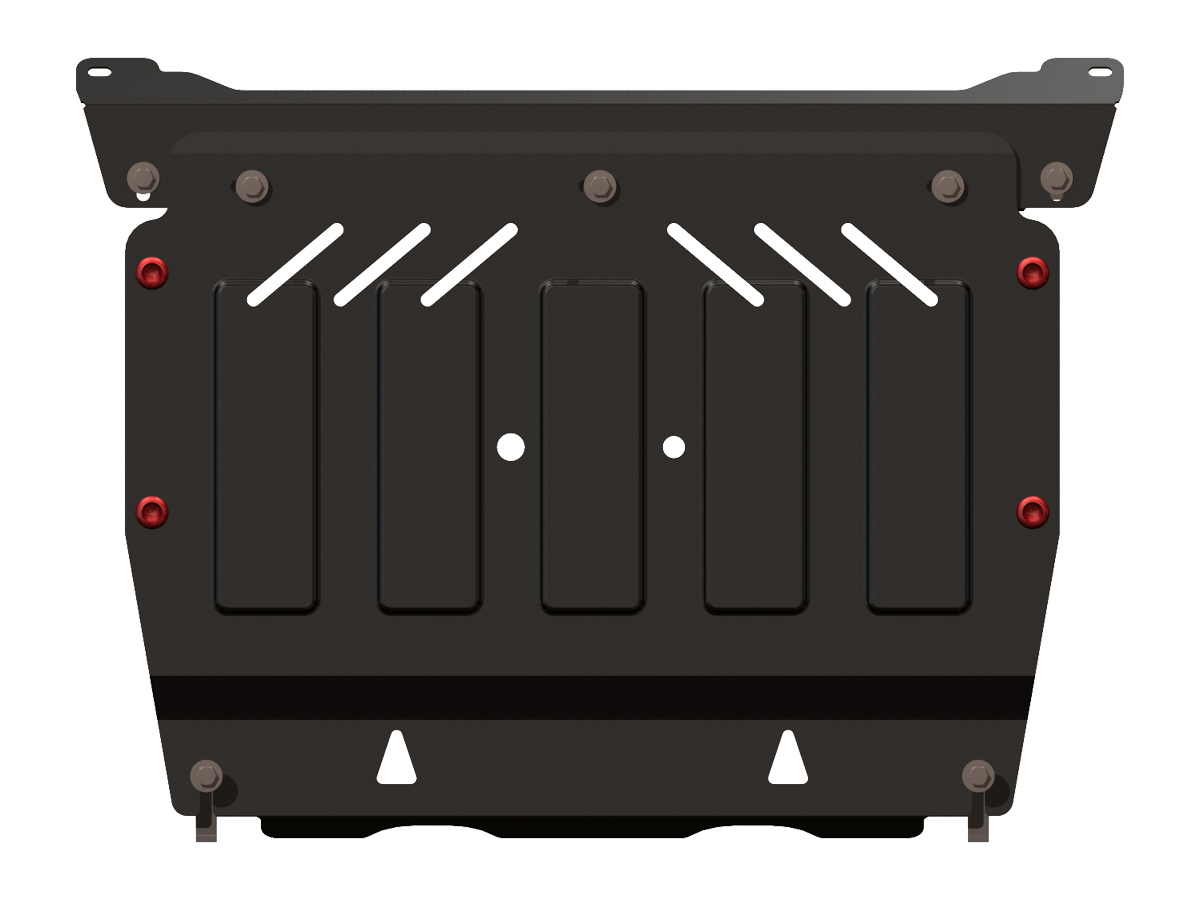 Защита картера двигателя и КПП SHERIFF сталь 2,5 мм для SSANGYONG Actyon New (Korando) - 2011 ; 2012 ; 2013 ; 2014 ; 2015 ; 2016 ; 2017 ; 2018 ; 2019 ; 2020 ; 2021 ; 2022 -