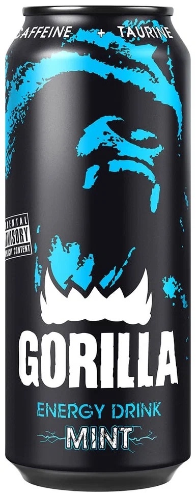 Gorilla mint. Gorilla Mint Энергетик. Энергетик Gorilla 450 мл. Горилла Энерджи Дринк минт. Gorilla напиток минт.