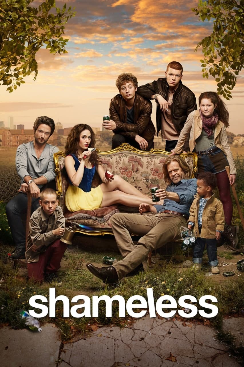 плакат, постер Бесстыжие (Shameless, 2011-2021г). На бумаге размер 60х84 см