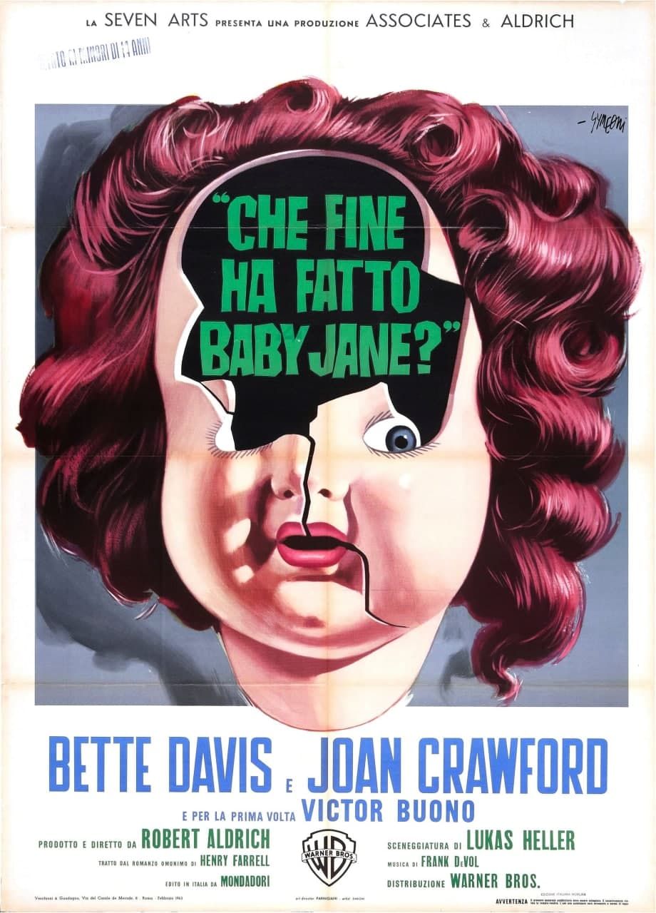 That s jane what. Что случилось с бэби Джейн? / What ever happened to Baby Jane? (1962). Постеры Джейн.