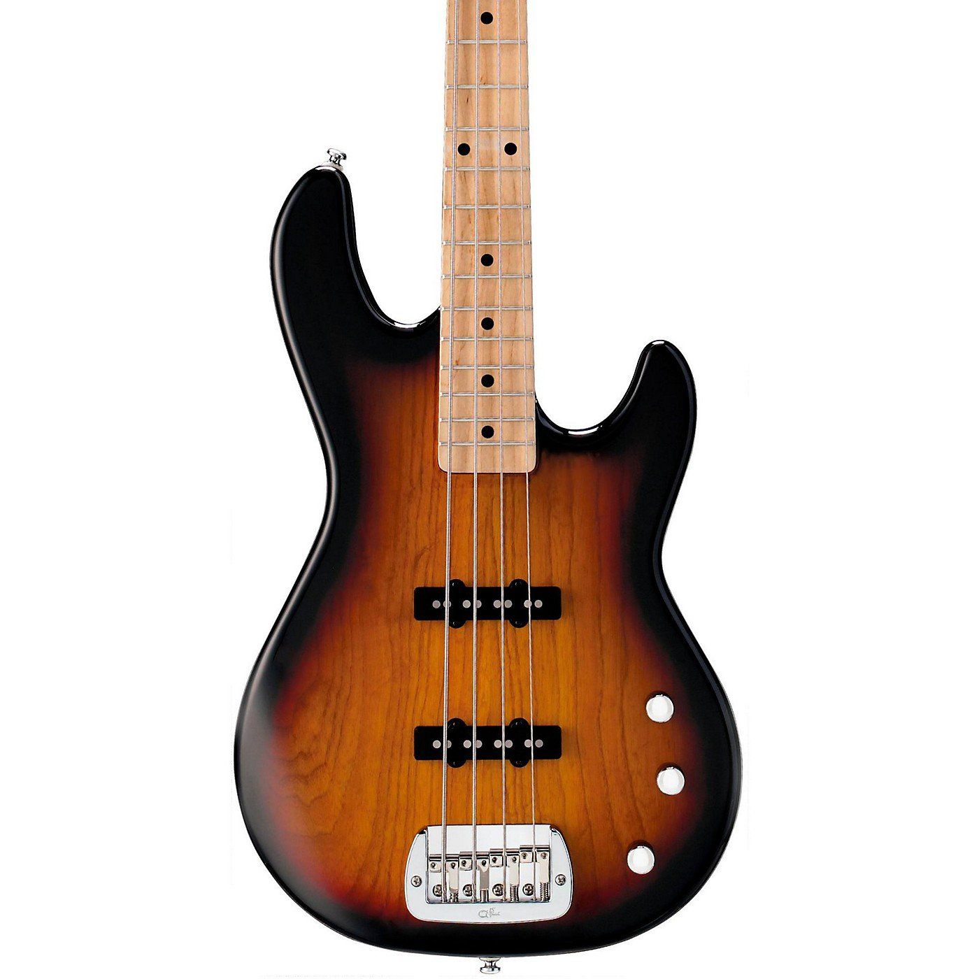 G&L Бас-гитара Tribute JB-2 3-Tone Sunburst MP Ash/Poplar 4-струнная, корпус Тополь