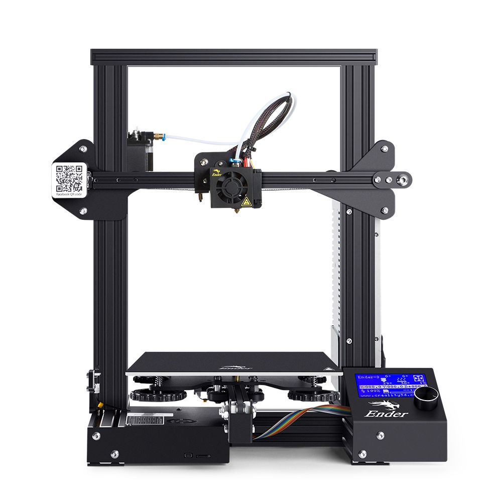 3D принтер Creality Ender-3 (набор для сборки), размер печати 220x220x250  мм - купить с доставкой по выгодным ценам в интернет-магазине OZON  (1022160343)