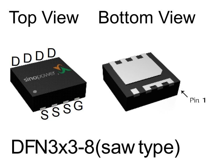 МикросхемаSM3319NSQGN-ChannelMOSFET30V23ADFN3X3D-8