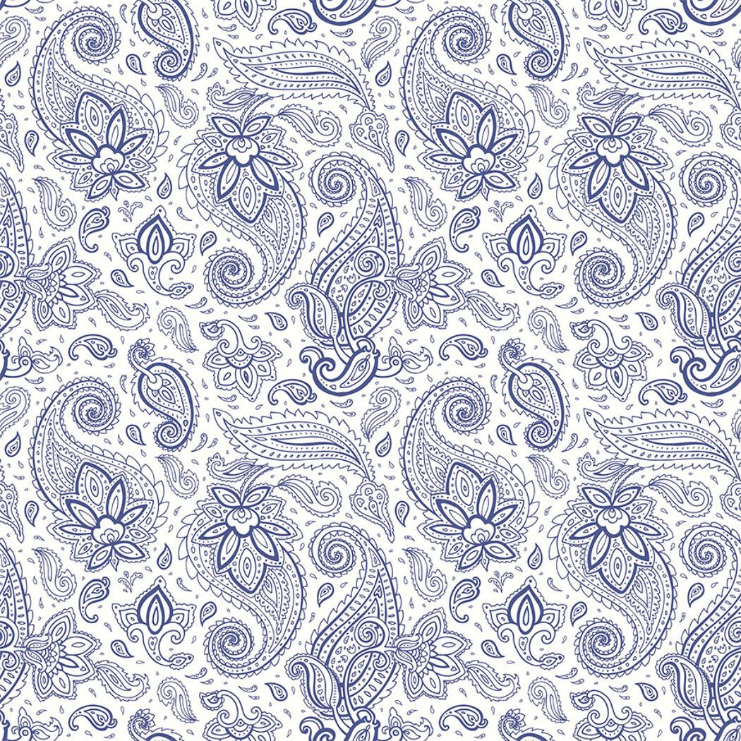 Paisley seamless background stock illustration