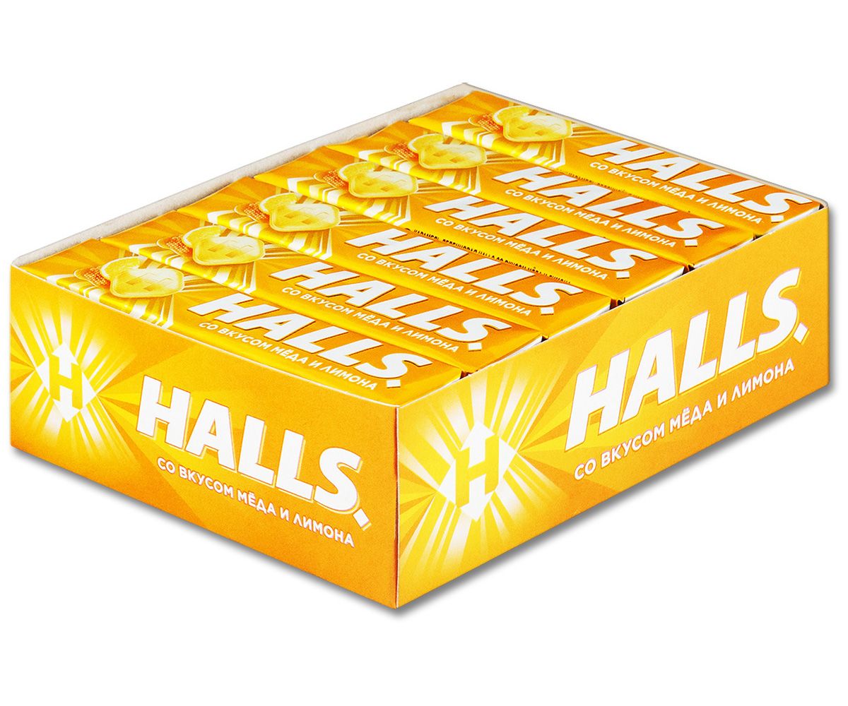 Леденцы Halls ментол Экстра 25 г