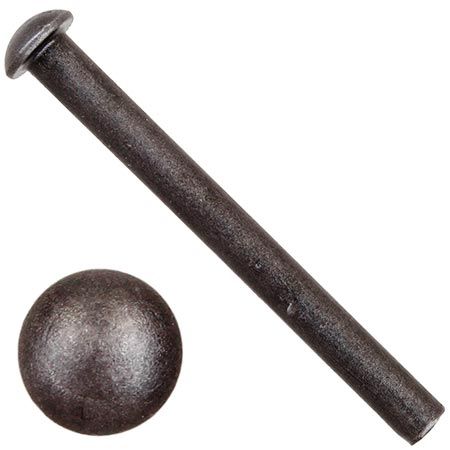 Заклепкаподмолотоксполукруглойголовкой4х18ммDIN660,стальбезпокрытия(Набориз20шт.)крепежКРЕПКОМ