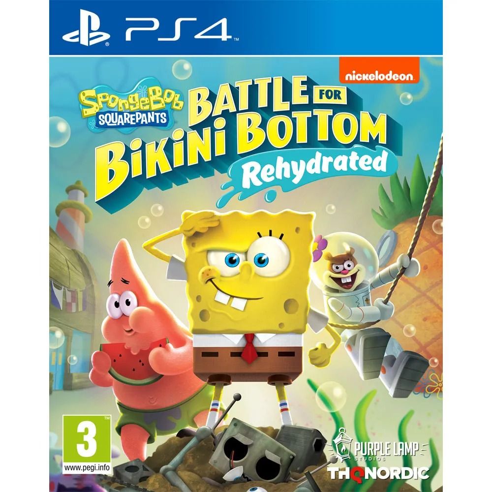 Игра SpongeBob SquarePants Battle For Bikini Bottom Rehydrated Губка Боб  Квадратные Штаны: Битва за Бикини Боттом_PlayStation 4 (PlayStation 4,  Русские субтитры) купить по низкой цене с доставкой в интернет-магазине  OZON (756359196)