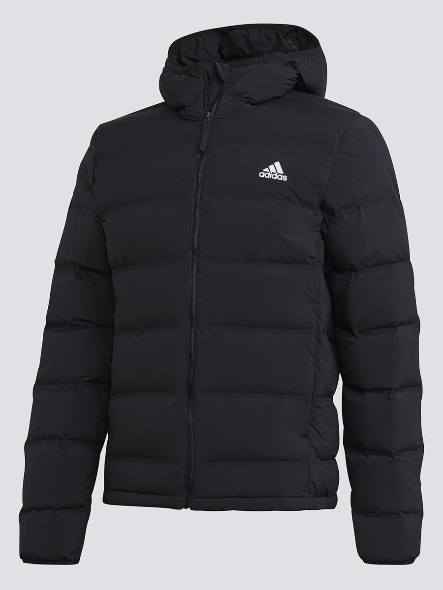 Adidas helionic hooded down jacket clearance men's