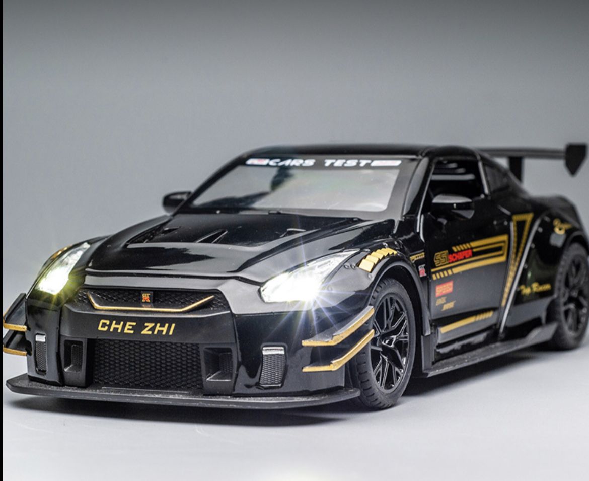 Коллекционная модель Nissan GT-R R35 1:24 (металл,свет,звук) - купить с  доставкой по выгодным ценам в интернет-магазине OZON (775818883)