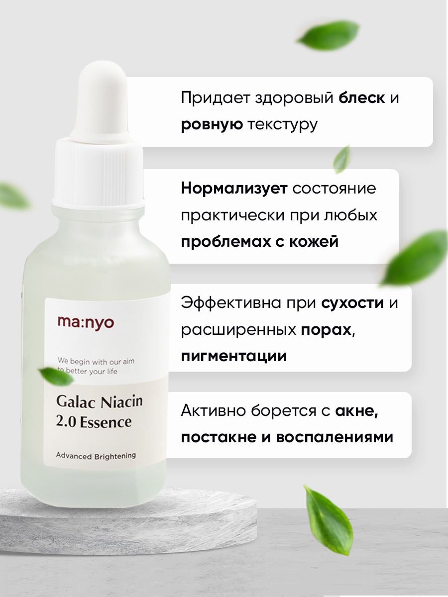 Manyo galac niacin essence. Manyo сыворотка для лица Galactomy Niacin 2.0 с витаминами, Корея. Manyo эссенция. Manyo осветляющая витаминная сыворотка.