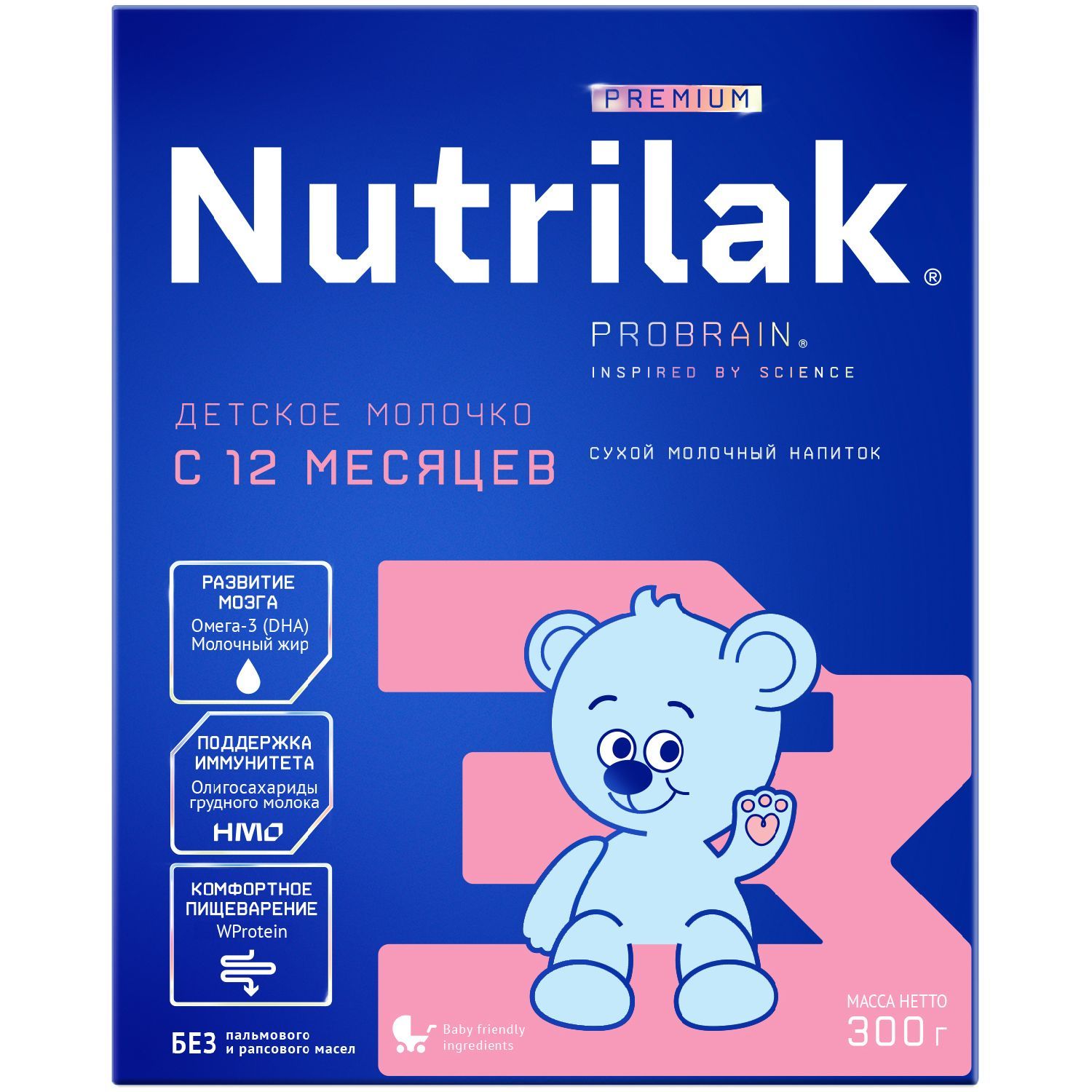 Nutrilak Молочная смесь 3 (с 12 месяцев) 300г. 1шт.