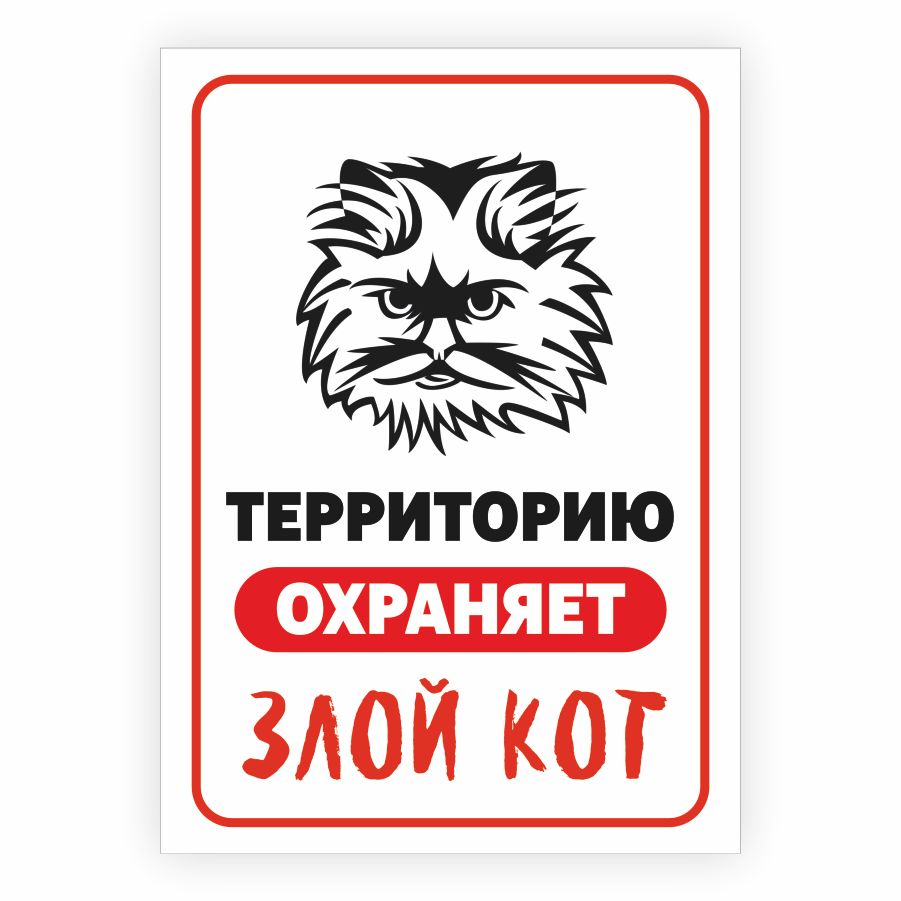 Осторожно злая кошка картинки