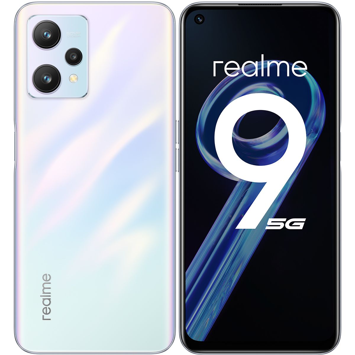 realme Смартфон 9 5G 4/64 ГБ, белый