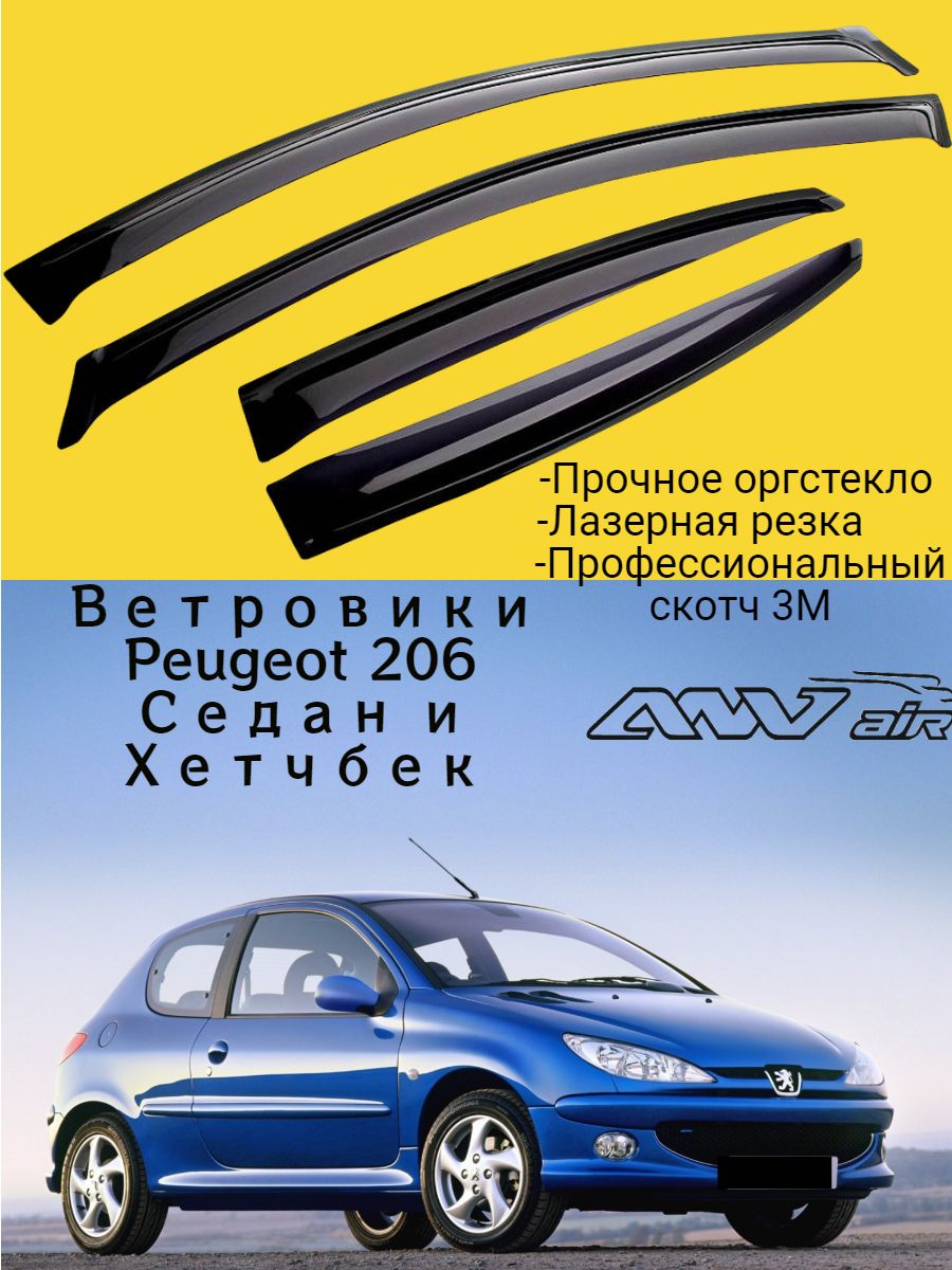 Дефлектор для окон ANV air ДК1144С купить по выгодной цене в  интернет-магазине OZON (540033949)