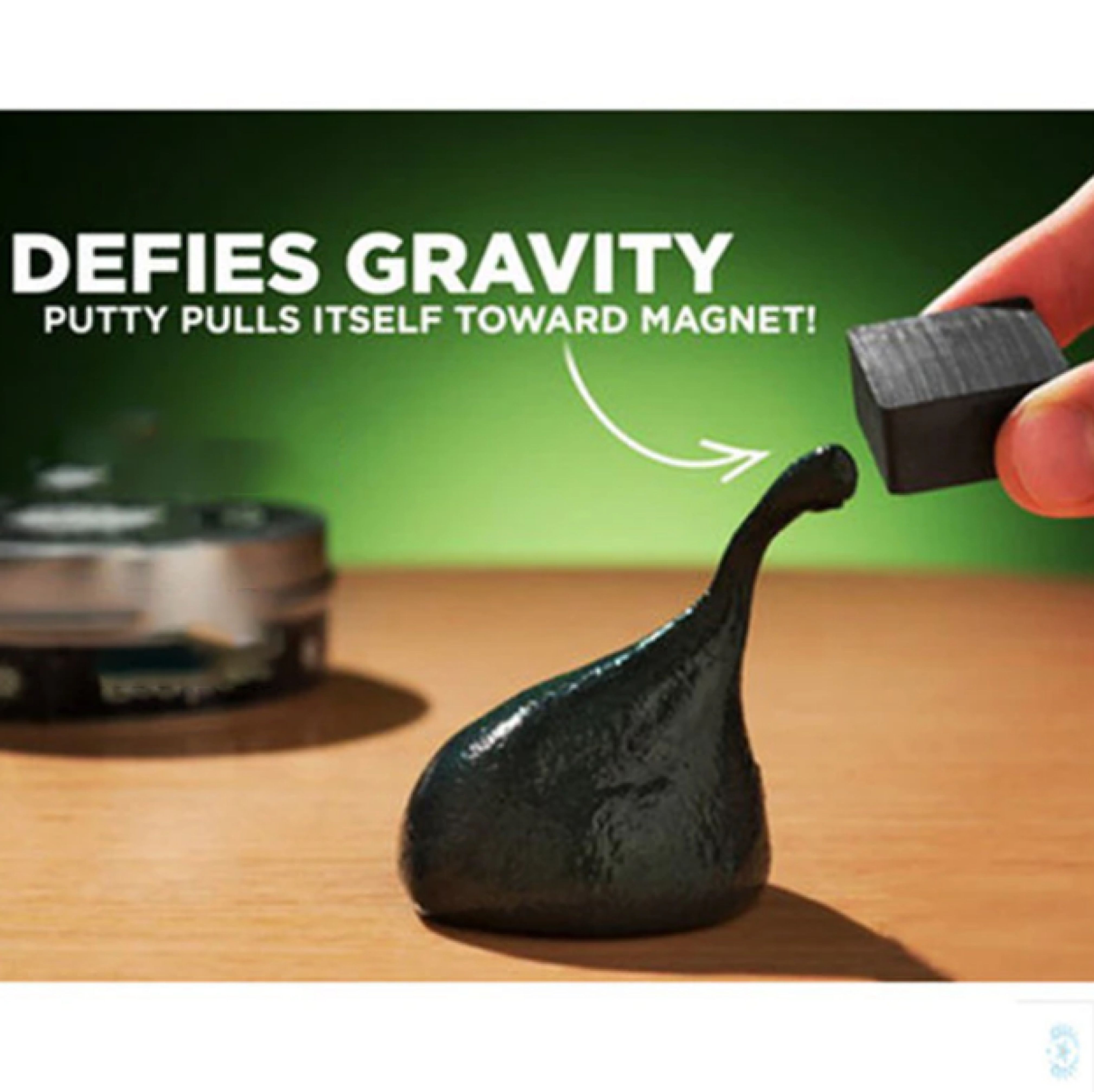 Слайм магнитный пластилин лизун жвачка для рук Magnetic Hand Putty (Фиолетовый) | AliExpress