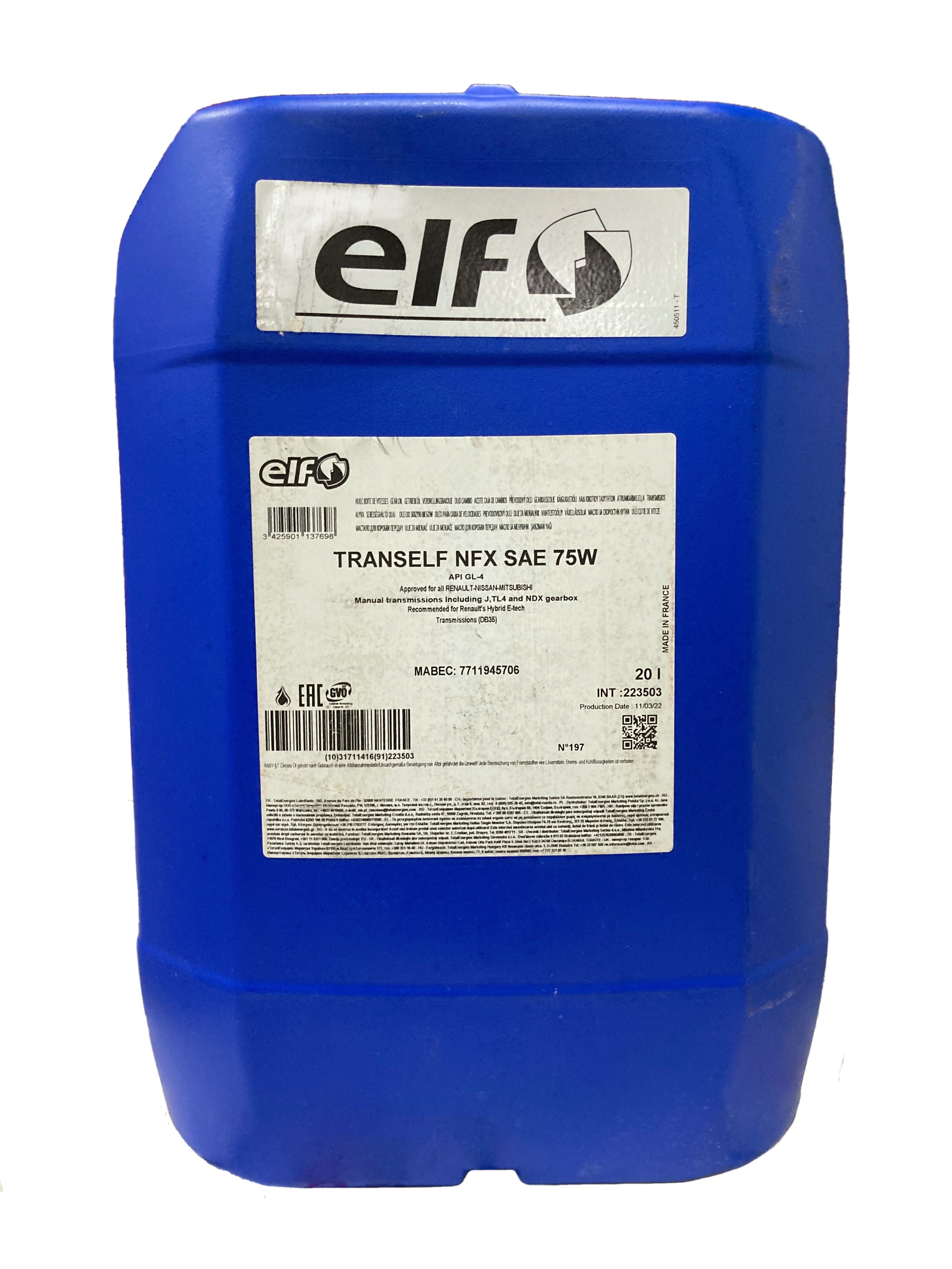 Elf tranself nfx sae