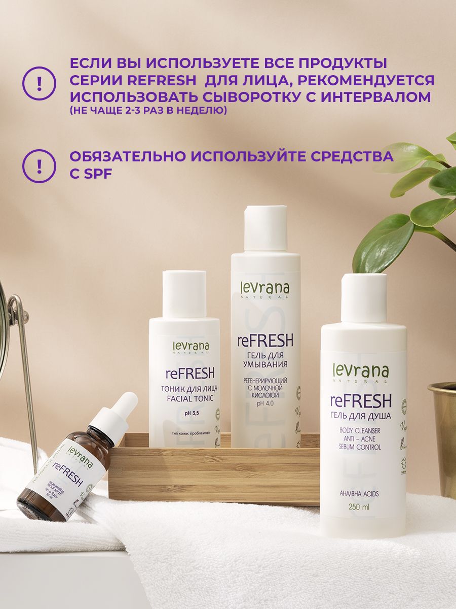 Купить Сыворотку Для Лица Levrana Refresh