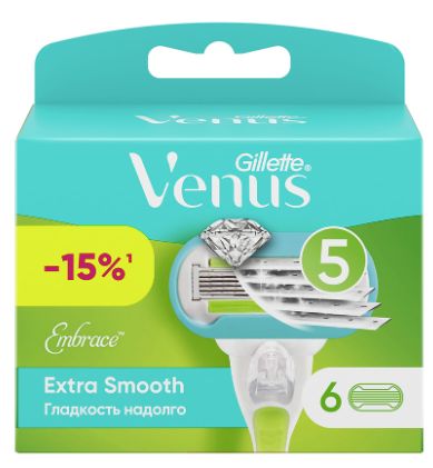 Gillette Кассеты, Venus Embrace, 6 шт