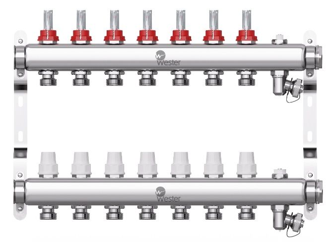 КоллекторизнержавеющейсталисрасходомерамиизапорнымиклапанамиWester