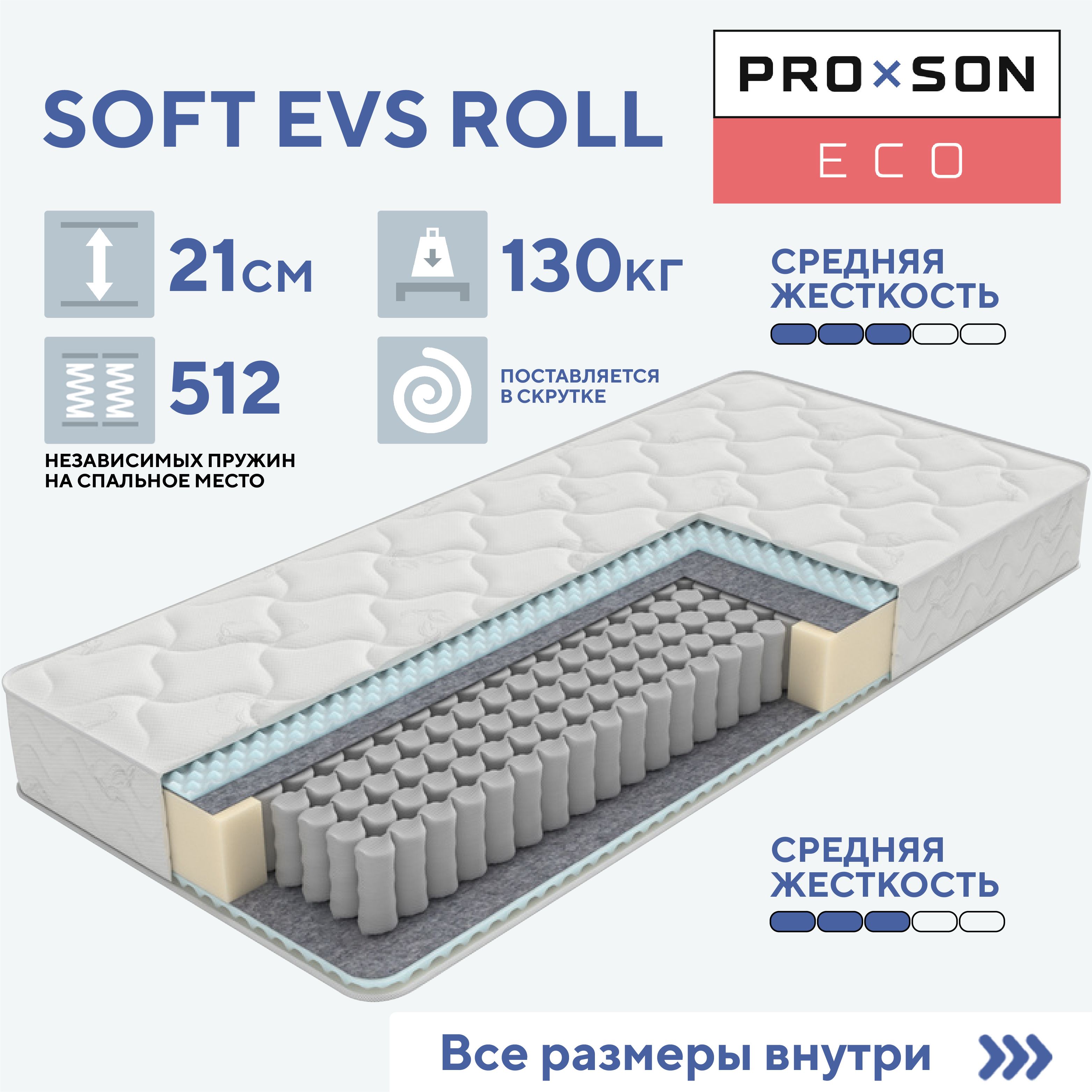 Матрас firm evs roll