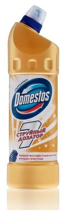 Средство для уборки туалета 1 л domestos доместос ультра блеск гель