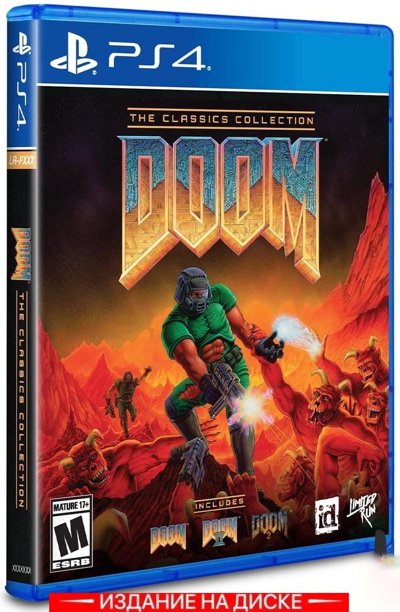 Игра DOOM The Classics Collection (PlayStation 4, Английская версия)