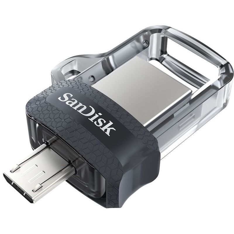 Флеш-накопительSanDisk64ГБUltraDualDrivem3.0,разъемыmicro-USB/USB-А(SDDD3-064G-G46)