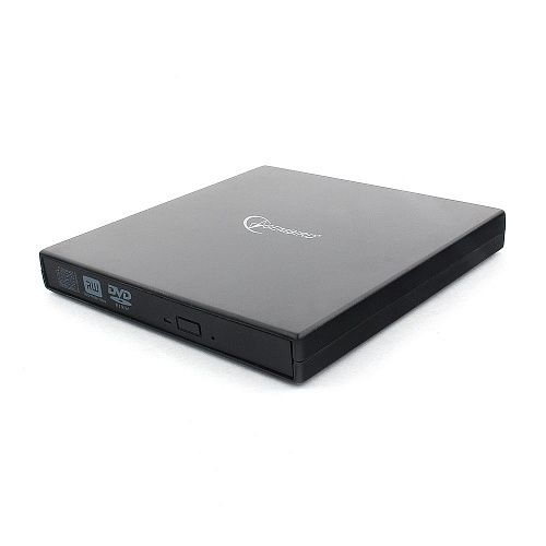 Внешний DVD-привод с интерфейсом USB 2.0 Gembird DVD-USB-02 пластик, черный