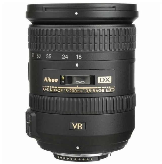 AF-S NIKKOR 18-200 mm 3.5-5.6G ED VRⅡ Объектив Nikon 18-200mm f/3.5-5.6G ED AF-S VR II DX купить