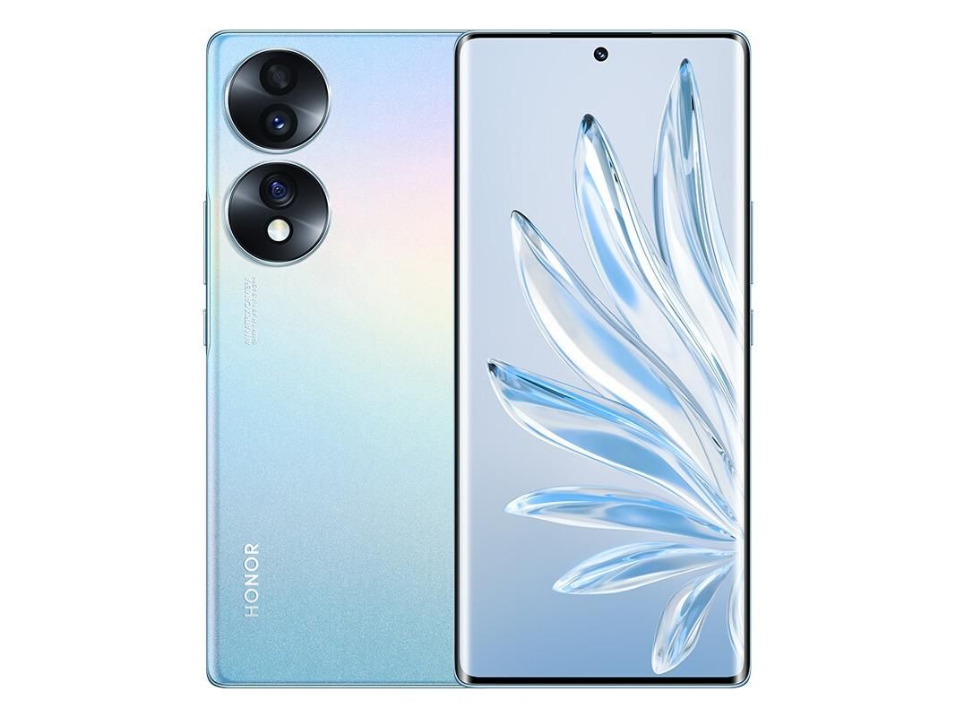 Honor Смартфон Honor 70 (Google, русский) Глобальное издание 12/256 ГБ,  синий