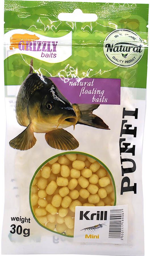 Пуфы для рыбалки GRIZZLY baits Puffi mini 30г Криль