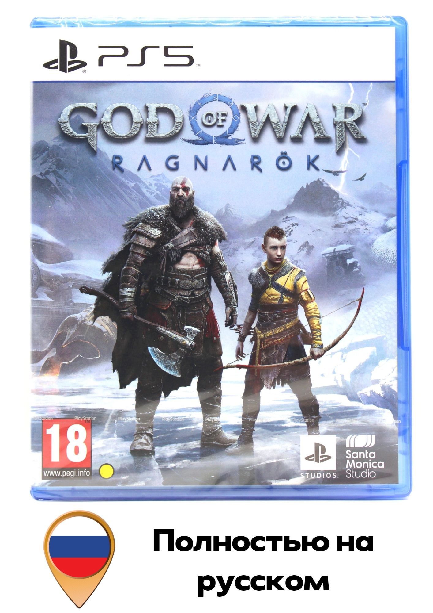 Игра God of War Ragnarok PS5 (Диск) полностью на русском (PPSA 08332)