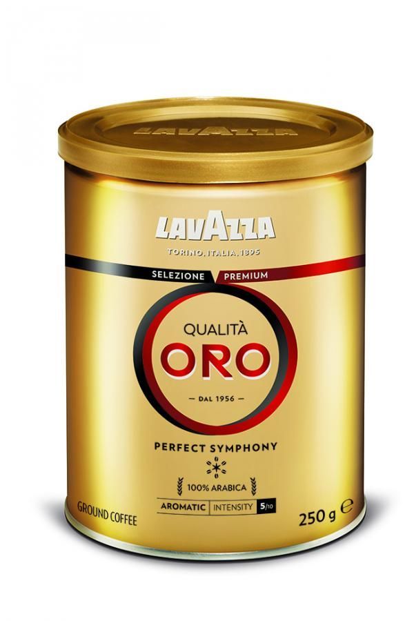 Кофе молотый Lavazza Qualita Oro ж/б, 250гр