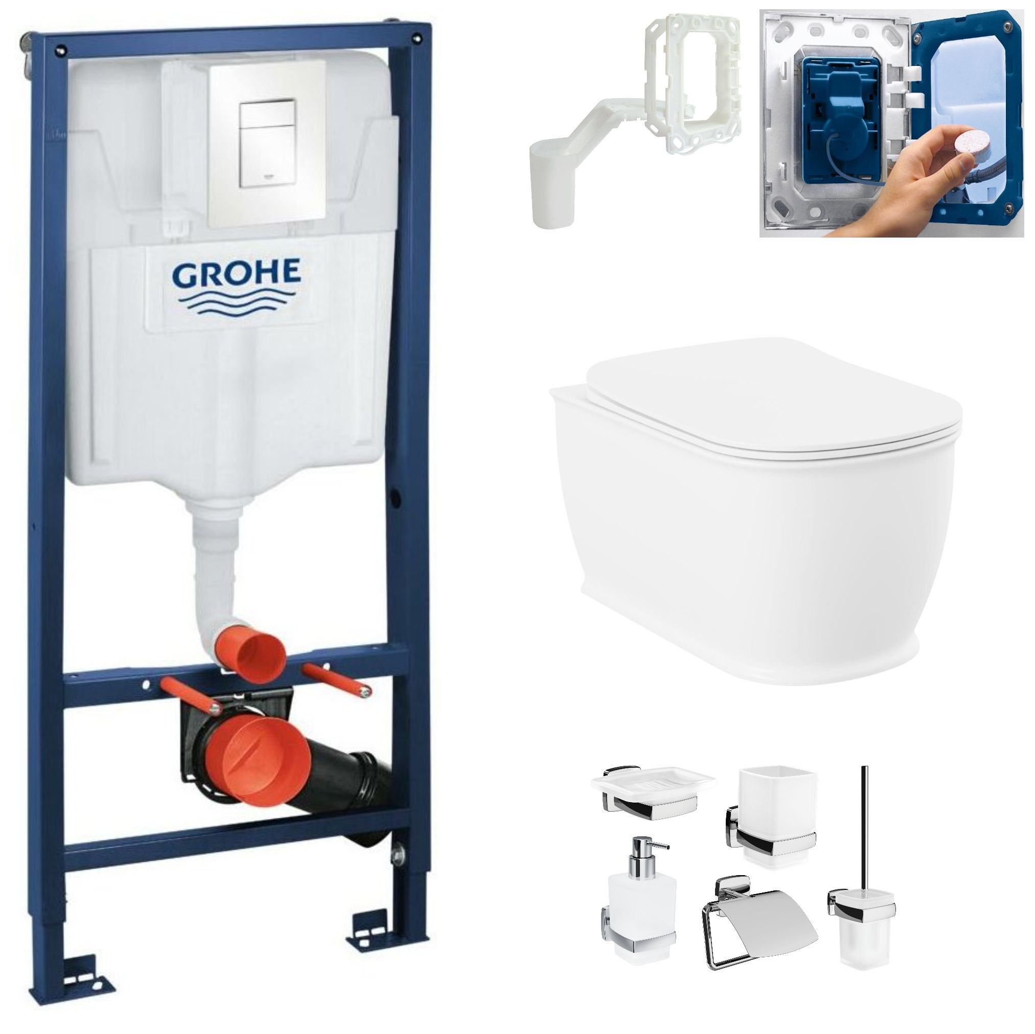 ревизионный короб для инсталляции grohe