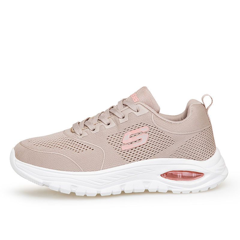 Skechers lace deals up mujer beige