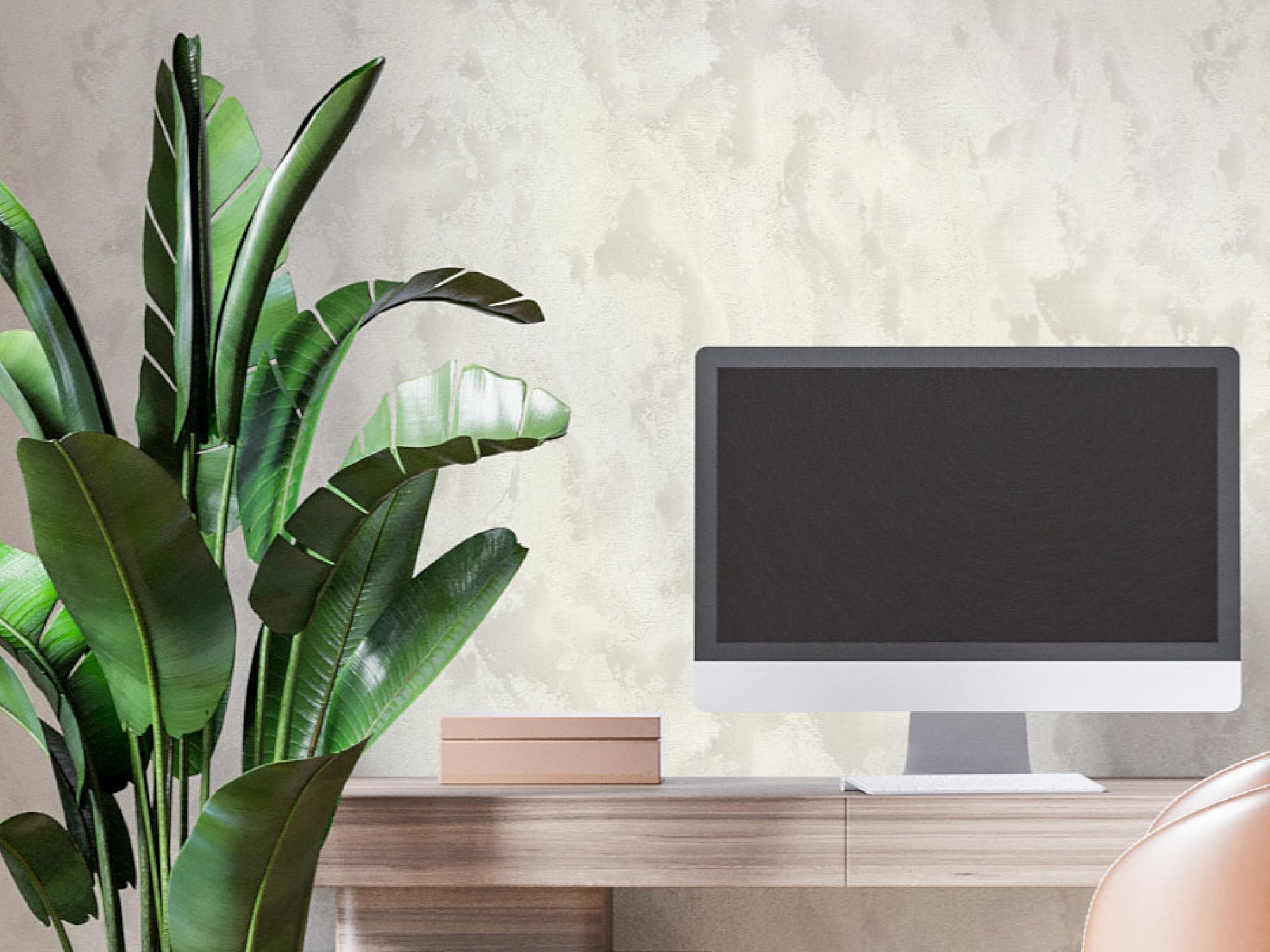 Обои метровые, виниловые на флизелиновой основе под штукатурку (горячее тиснение, моющиеся) 1.06м х 10,05м Аспект. Коллекция Арго, Штукатурка, Однотонные Арт. 75186-22