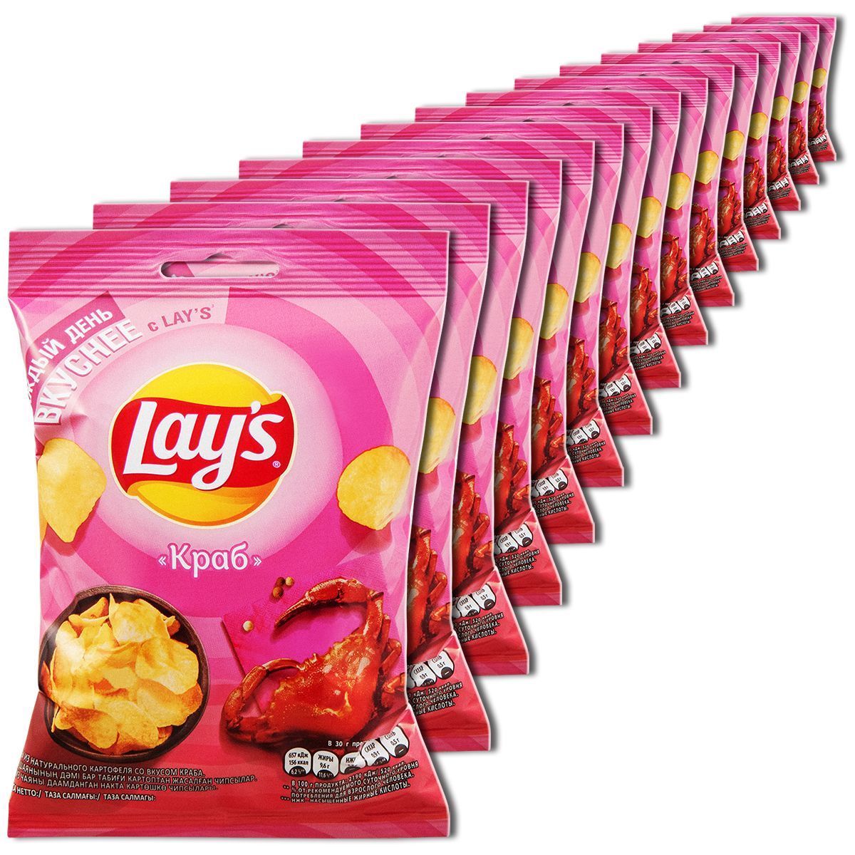 Чипсы lay's краб