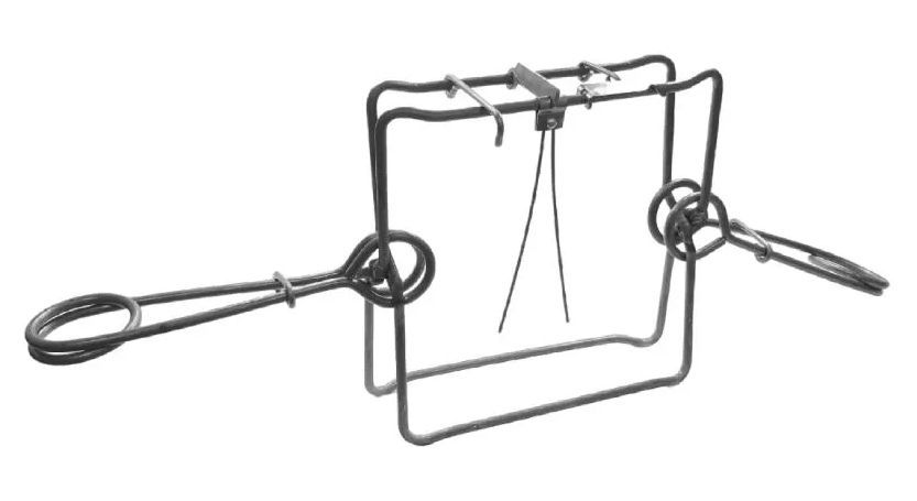 Капкан проходной КП-320. Разрешен для промысла в РФ (на бобра, барсука, выдру, рысь, енотовидную собаку, песца)