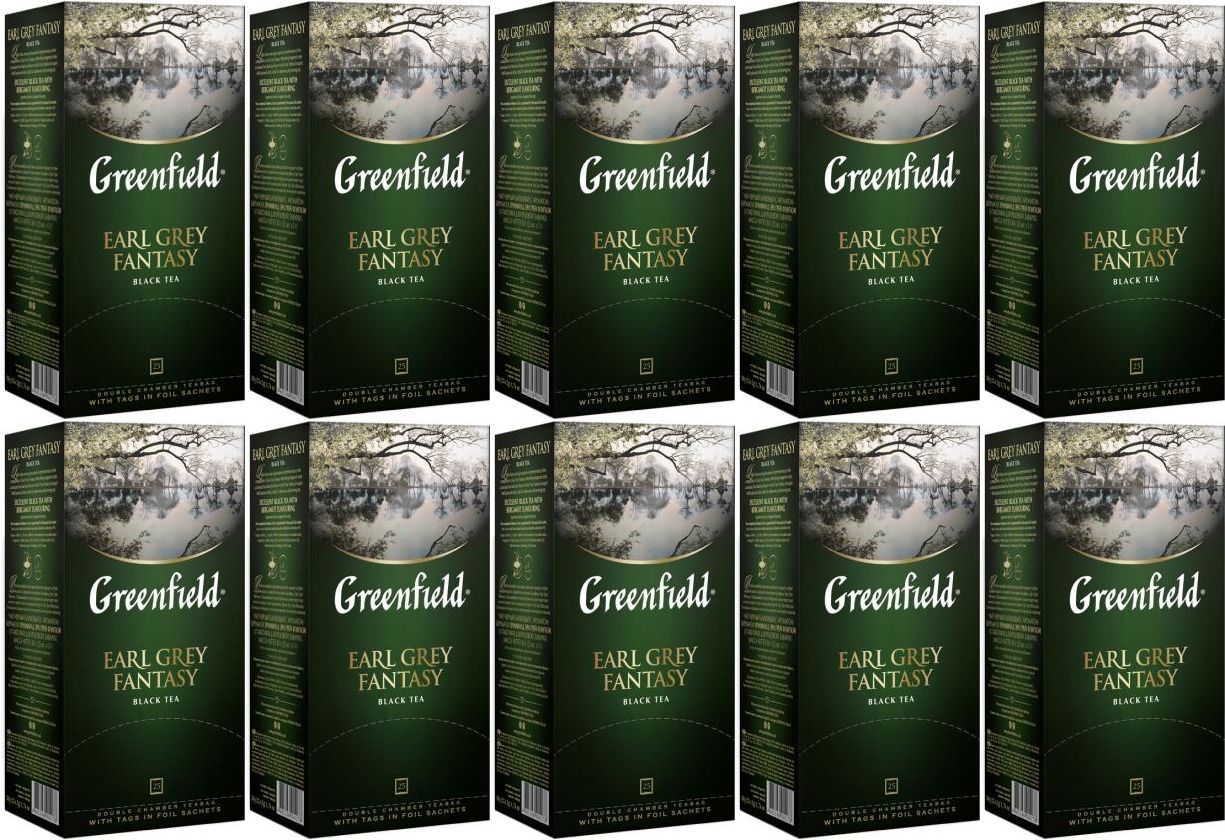 Чай черный greenfield earl grey fantasy